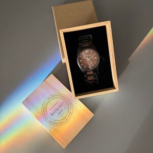 Original Grain Indonesian Ebony Men’s Watch . New.